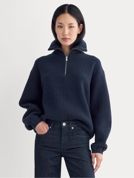 Everlane Sweaters - Everlane the Half Zip Sweater in Luxe Merino NWT